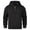 Black, variant on lmcalzta Mens Hoodies Pullover Fleece Drawstring Active Running Athletic Sweatshirts with Pockets