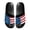 American Flag Cover, variant on Sleeping Monkey Banana Open-Toe Slide Sandals, Non-Slip EVA Light Weight Slippers for Beach and Summer Wear
