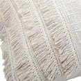 thumbnail image 4 of Surya Kandie KDE-003 14"Hx22"W Polyester Fill Cotton Pillow Kit in Light Gray, 4 of 4