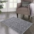 thumbnail image 6 of Machine Washable Runner Rug Mat Entry Way Contemporary Soild Runner Rug Low-Pile Modern Indoor Runner Rug for Hallway Laundry Bedroom Living Room Grey, 6 of 9
