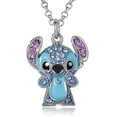 thumbnail image 1 of Collier Disney Stitch pour Femmes avec Cristal Pavé et Émail, 1 of 6