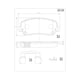 thumbnail image 1 of Balatas Semimetálicas DYNAMIK 200 2012 A 2015 Chrysler L4 2.4L Delantero, 1 of 4