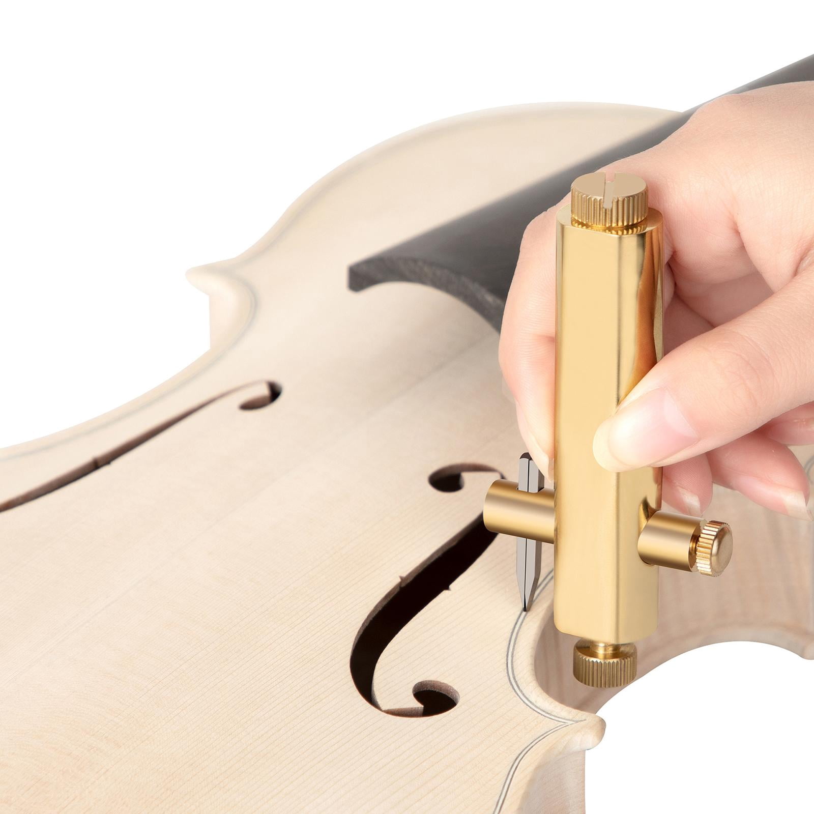 LeeQinersw Violin Purfling Tool Adjustable Edge Marker Professional Inlay Groove Carver