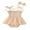 Apricot, variant on Baby Girl Sleeveless Romper Tutu Onesie Jumpsuit Cotton Linen Princess Dress Newborn Summer Clothes Photoshoot Outfit
