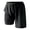 3-Black, variant on Women's Swim Board Shorts with Compression Liner and Pockets Fashion Hawaiian Printing Plus Size Drawstring Elastic Waist Summer Beach Vacation Shorts 12-Mint Green S