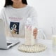thumbnail image 5 of 3 Pack Milk Carton Water Bottle Clear Square Milk Bottles Plastic Leak Proof Cup, 5 of 5