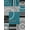 Turquoise, variant on Washable Abstract Circles Area Rug 8x10 - Non Slip Floor Carpet, Contemporary Soft Low Pile Accent for Indoor Living Dining Room, Turquoise