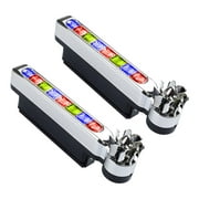 AMLESO 2Pcs Car LED ,Vehicle Lights Daytime Running Light ,PP Auxiliary Decor Automobile Day Time Headlight for Bike