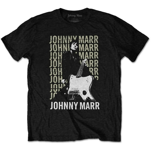 Johnny Marr Unisex T-Shirt Guitar Photo (Small)