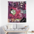 thumbnail image 3 of Invader Zim Comedy Tapestry Luxury Wall Hanging Tapestries Decoration For Living Room Bedroom Dormitory Mural Blanket Wall Art Tapestry, 3 of 8