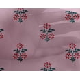 thumbnail image 4 of oneOone Georgette Viscose Fabric Leaves & Floral Block Printed Fabric 1 Yard 42 Inch Wide, 4 of 5