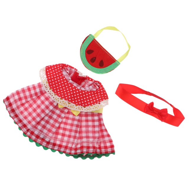Dulce Traje con Banda de Pelo Bolsa para 25 cm Muñeca Color Sunnimix Traje de falda de muñeca
