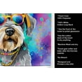 thumbnail image 5 of Carolines Treasures DAC2552KTWL 25 x 15 in. Unisex Schnauzer Hippie Dawg 100 Percent Cotton Kitchen Towel, 5 of 5