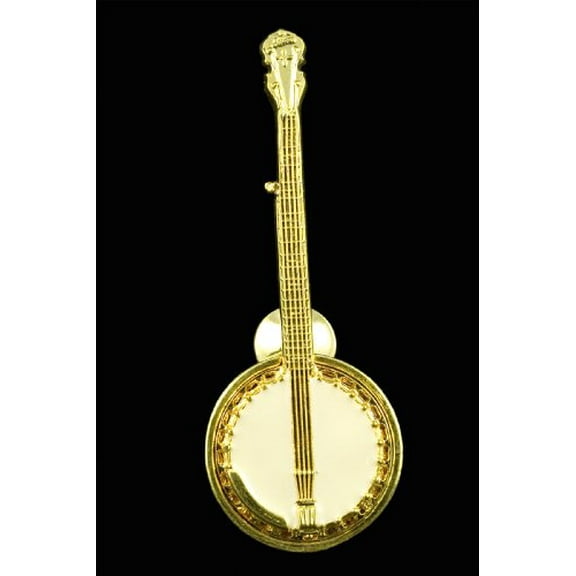 Banjo Pin - 24k Gold Plated