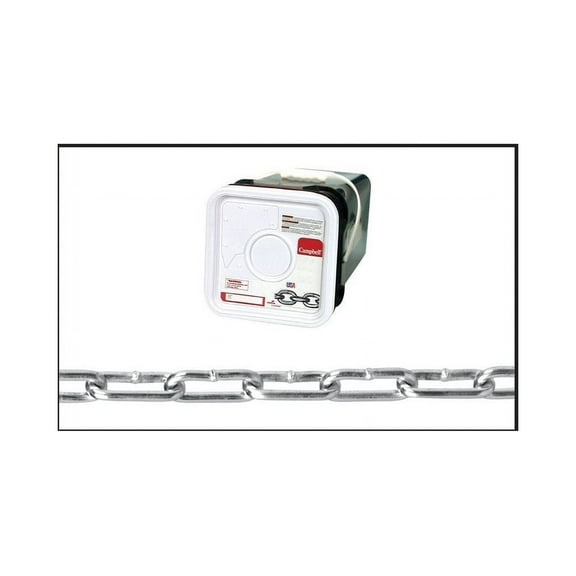 Campbell Straight Link Coil Chain - 225 Ft, Coil Chain Type