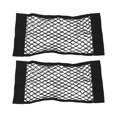 thumbnail image 2 of Multifunctional Car Trunk Storage Net 2PCS Black Double Layer Mesh Bag For Mobile Phone Purse Keys And Small Things, 2 of 8