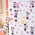 thumbnail image 4 of Minnie Wall Stickers, Cartoon Character Stickers for Children Room, DIY Removable Stickers for Baby Kids Nursery Girls Bedroom Living Room Playroom Wall Decoration, 4 of 5