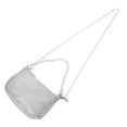 thumbnail image 3 of KAKOWELY Elegante bolso de mano con diamantes de imitación para mujer, bolso de noche brillante con cadena cruzada y asa de perla para fiestas, bodas y eventos formales., 3 of 4