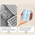 thumbnail image 4 of Bandeja para Cubitos de Hielo con Tapa, de Plástico Apto para Alimentos, para Refrigerador, Hermética y con Puerto de Inyección de Agua, Ideal para La Cocina o para Viajes., 4 of 6