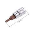 thumbnail image 2 of Uxcell 1/4" Drive x 4mm Standard Metric Hex Bit Socket, S2 y Cr-V Acero 3 Pack, 2 of 5