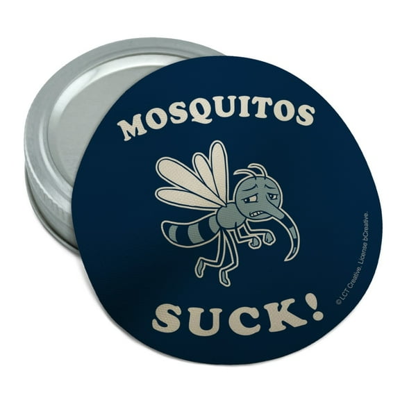 Mosquitos Suck Funny Humor Round Rubber Non-Slip Jar Gripper Lid Opener