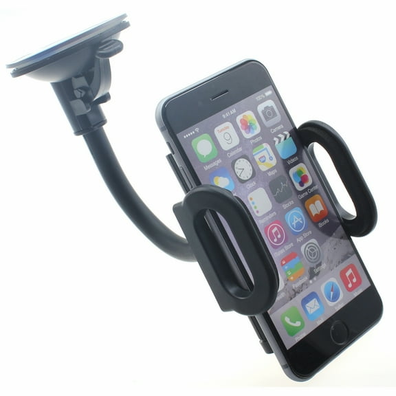 Windshield Car Mount for Google Pixel 8/7/6/Pro/7a Phones - Holder Glass Cradle Rotating Dock Suction Stand