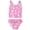Perfectly Pink, variant on Baby & Toddler Girls Sleeveless Ruffle Tankini Swimsuit, Sizes 6M-5T