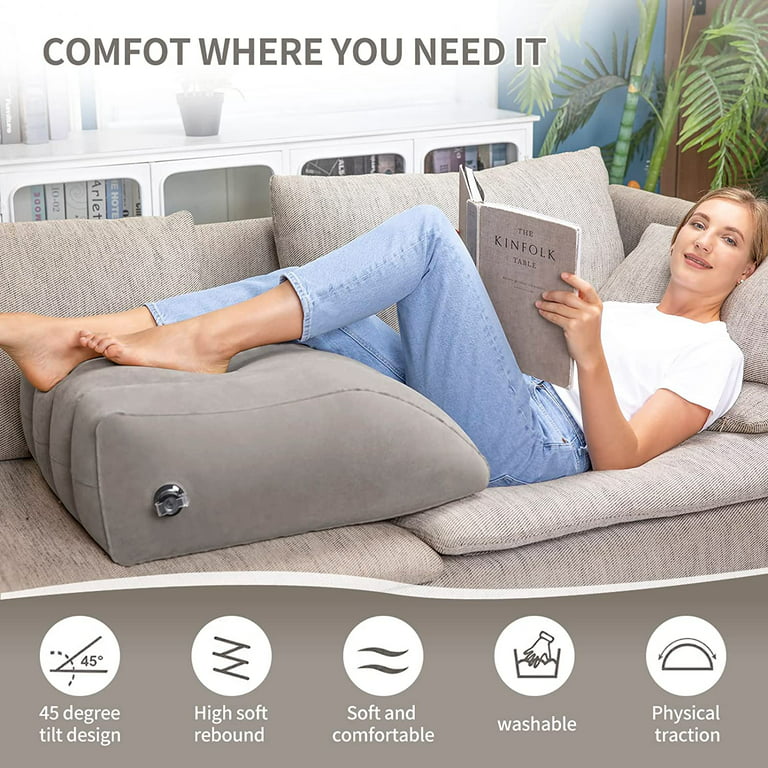 Cooling Foam Leg Pillow @Sharper Image  Leg pillow, Side sleeper pillow,  Unique pillows