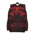 thumbnail image 2 of Easygdp Red Gothic Skeleton Throne for Large Capacity Backpack for Teen,Durable Backpack for Teens Spacious with Multiple Compartments for School and Travel, 2 of 8