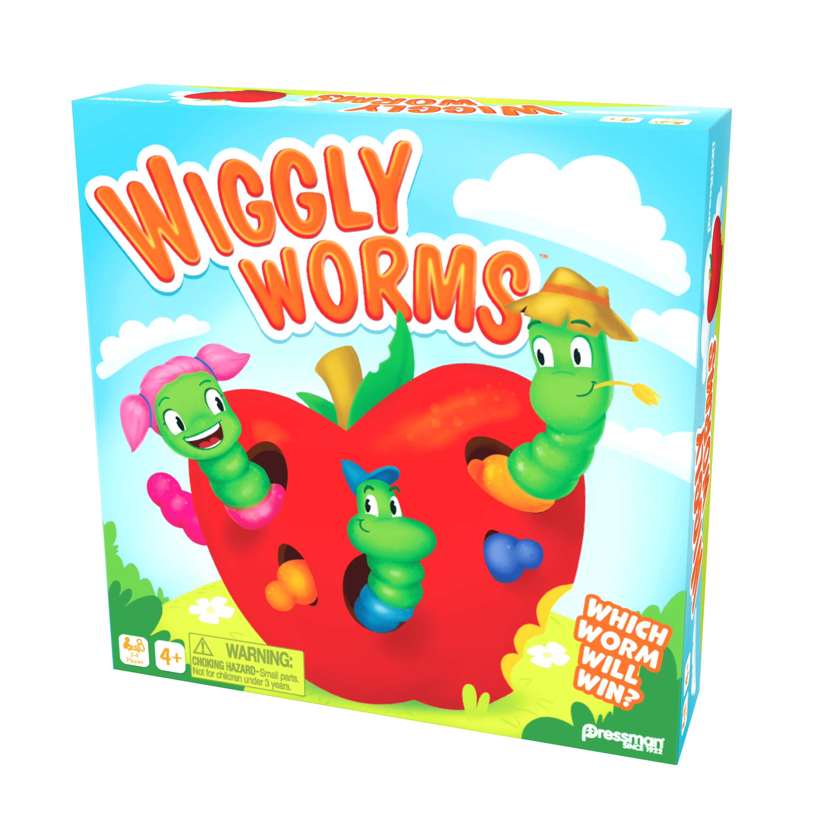 Pressman Wiggly Worms Game Color Matching And Counting Game Reading Not Required To Play Walmart Com Walmart Com