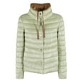 thumbnail image 3 of Herno Women's Quilted Camel And Green Puffer Jacket Neutrals Sizes IT 34-64, 3 of 3