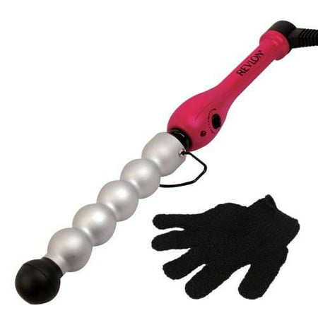 Revlon RVIR3028CN1, Curl Collection Clipless Xl Bubble Curling Wand, Pink Handle
