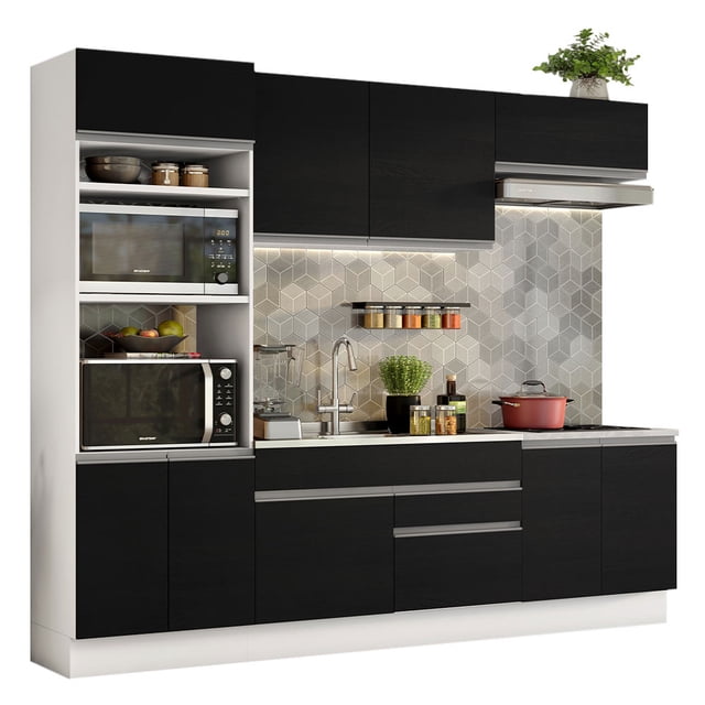 Cocina Integral Completa Modular Madesa Glamy 270cm BN 13