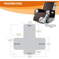 thumbnail image 2 of Aorsher 100% Waterproof Recliner Chair Covers, Washable Slipcover with Pocket, Non-Slip Dog Chair Cover Furniture Protector with Elastic Straps for Pets, 2 of 14