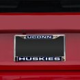 thumbnail image 2 of Connecticut UCONN Huskies Chrome Metal Laser Cut License Plate Frame, 2 of 8