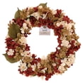 thumbnail image 3 of My Texas House Fall Hydrangea Wreath, Cream and Brown, 24", 3 of 6