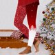 thumbnail image 1 of WILLBEST Leggings de Yoga para Mujer, Cintura Alta, Suaves, Elásticos, Cómodos, con Estampado Navideño Y Diseño de Bloques de Color 2509 Extra Grande, 1 of 3