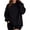 Black#143, variant on UDAUDU Womens Oversized Sweatshirts Hoodies Fleece Crewneck Comfortable Sweaters Casual Tops 2026 Fall Fashion Outfits Winter Clothes Black L