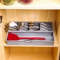 thumbnail image 3 of Zootealy Silverware Organizer Storage Tray,Cutlery Expandable Organizer for Kitchen Drawer Holding Flatware Spoons Forks, 3 of 6