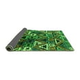 thumbnail image 2 of Ahgly Company Indoor Rectangle Solid Green Modern Area Rugs, 3' x 5', 2 of 4
