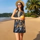 thumbnail image 3 of Disketp Fiery Skull Trio para Vestido sin Mangas para Mujeres, Vestidos de Verano para Mujeres, Casual y Holgado para la Playa, 3 of 7