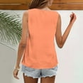 thumbnail image 5 of Tabk Tops Tank Top Women Sleeveless Top Women's Gradient Color Camisole Sleeveless T-shirt Loose Tank Orange M, 5 of 5