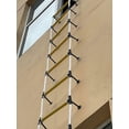 thumbnail image 4 of Emergency Fire Escape Ladder 3 Storey | 25 ft Safety Rope Ladder with Stand-Off Stabilizers | Fast to Deploy & Easy to Use | Compact & Easy to Store | Weight Capacity up to 2000 Pounds (25ft), 4 of 8