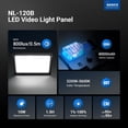 thumbnail image 2 of Panel de luz LED Neewer NL-120B de 9" regulable 3200-5600K, 2 of 9