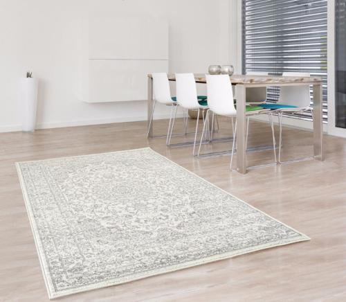 Photo 1 of 3212 Distressed Silver 5'2x7'2 Area Rug Carpet Large