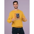 thumbnail image 2 of Eclipse Planet Techno Style Sweatshirt Men -Image by Shutterstock, Male Medium, 2 of 4