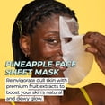 thumbnail image 2 of Mascarilla facial Vitamasques Pineapple, paquete de 7 con vitamina C, 2 of 7