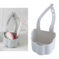 thumbnail image 2 of DOLITY Multi-purpose Sink Basket Strainer Drain Shelf Sink Storage Rack Sucker Holder Gray, 2 of 9