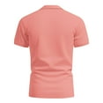 thumbnail image 4 of Men's Polo Shirts Short Sleeve Casual Shirts with Pocket Watermelon Red XXXXL, 4 of 5
