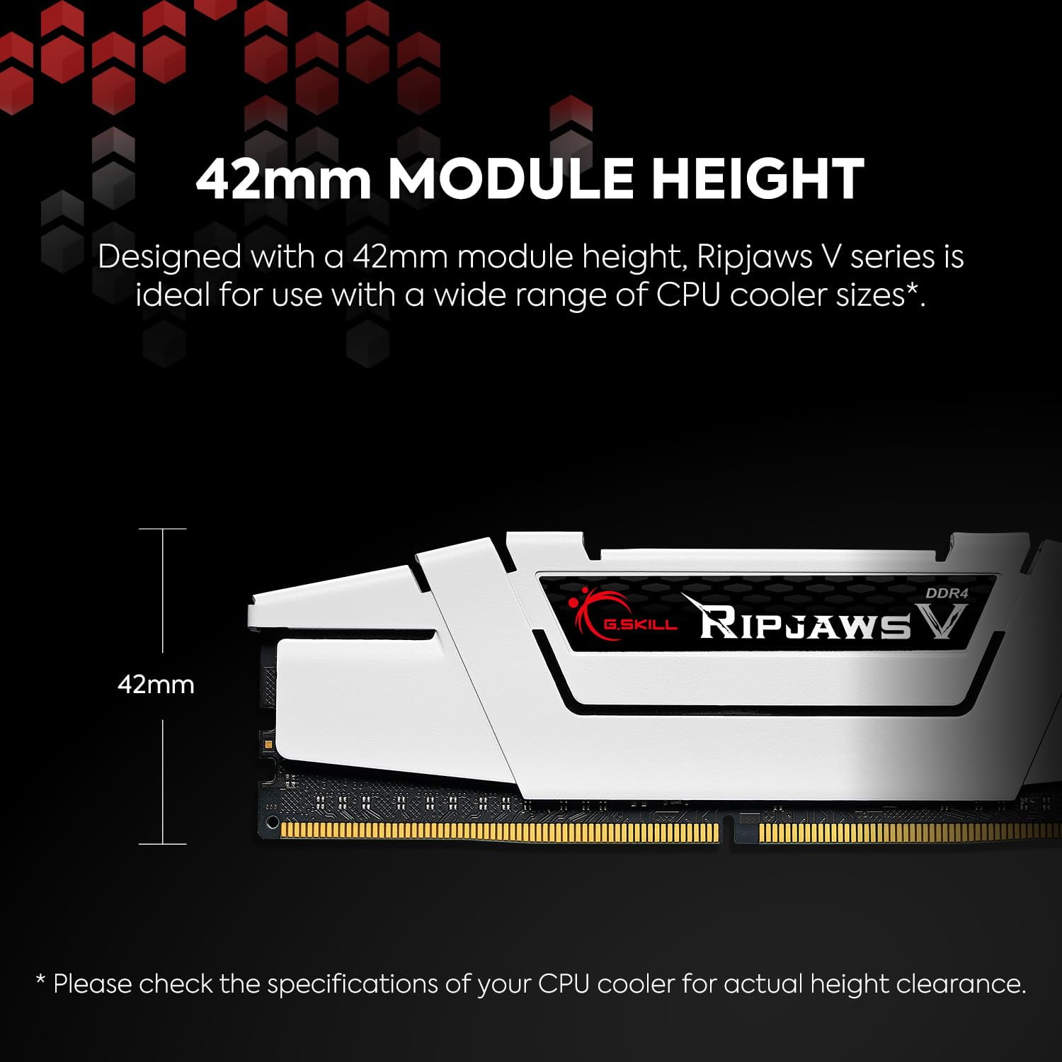 G.SKILL Ripjaws V Series 16GB (2 x 8GB) DDR4 3600 Desktop Memory